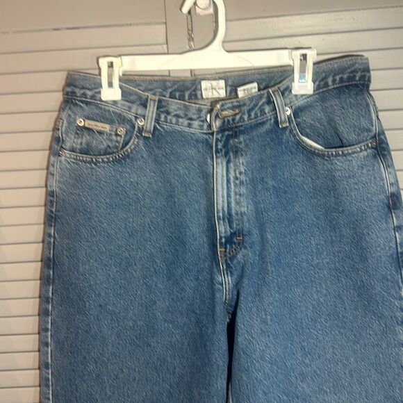 Calvin Klein Slim Straight Jeans - Blue - Picture 3 of 10